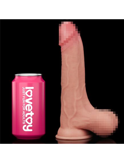 Фаллоимитатор Sliding-Skin с подвижной кожей 22 см , изображение 11