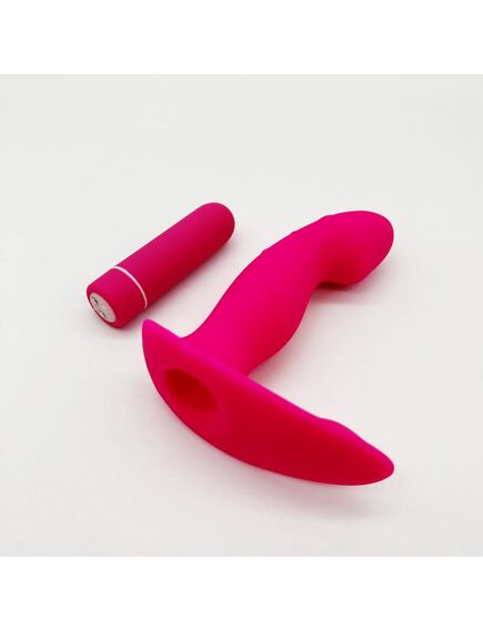 Вибромассажёр простаты с пультом Knight pink-RCT , изображение 2