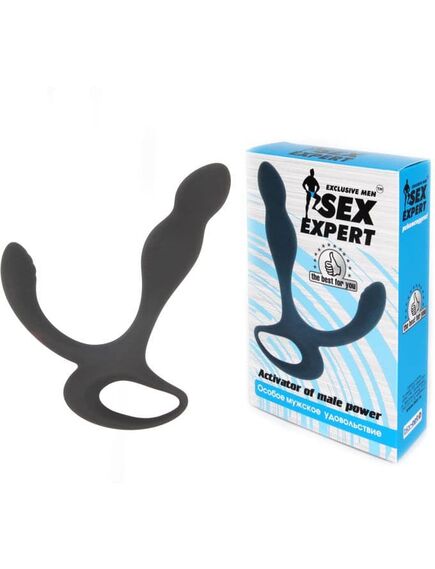 Анальный стимулятор с кольцом 