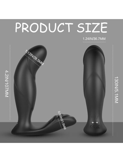 Вибромассажёр простаты Laken-RCT с пультом д\у , изображение 3