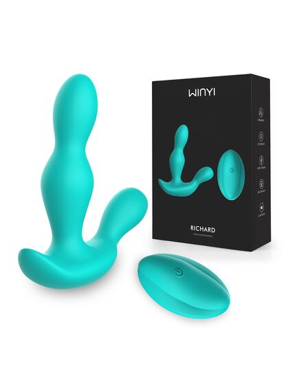 Массажер простаты на пульте Д/У RICHARD , изображение 4