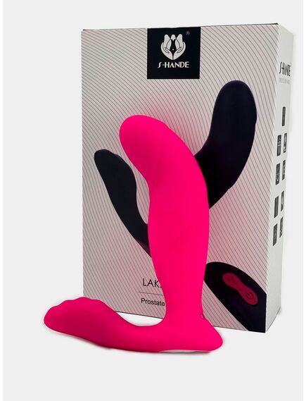 Вибромассажёр простаты розовый "Laken-RCT" , изображение 2