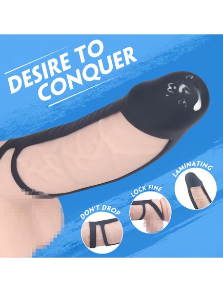 Насадка на член с эрекционным кольцом "Ace" , изображение 2