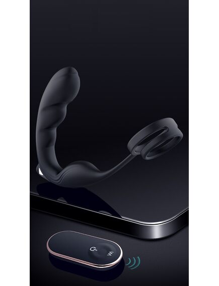 Массажер простаты с эрекционным кольцом Noel-RCT , изображение 2