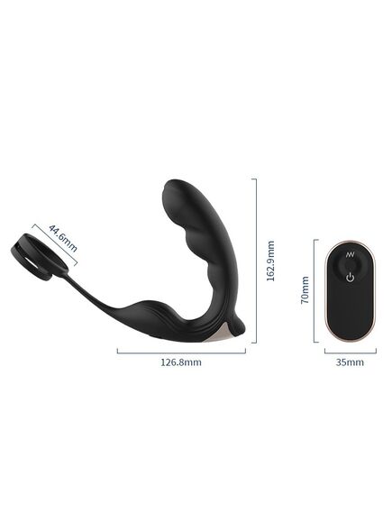 Массажер простаты с эрекционным кольцом Noel-RCT , изображение 3