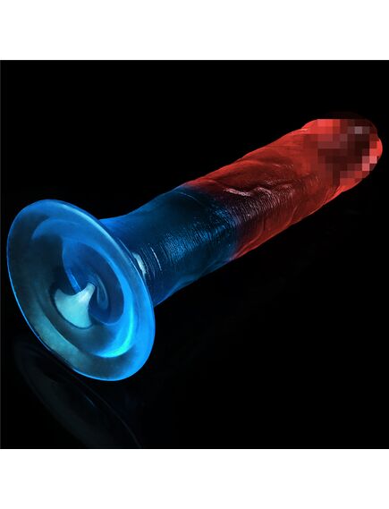 Фаллоимитатор DazzlesStuds 7 сине-розовый , изображение 7