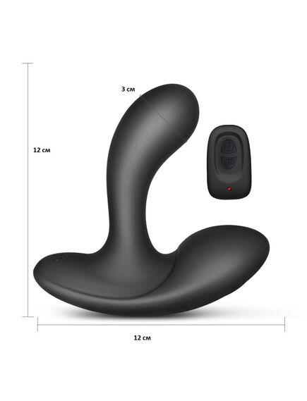 Массажер простаты с двумя вибромоторами и пультом "Levett Kay" , изображение 3