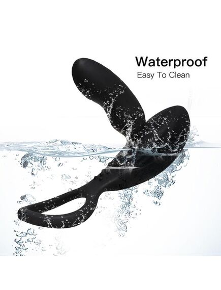 Массажер простаты с эрекционным кольцом, вибрацией и пультом д\у Levett "Maud" , изображение 4