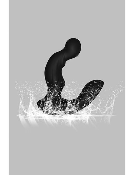 Массажер простаты с вибрацией, двумя моторами и пультом д\у 15058 Levett "Nero" , изображение 3