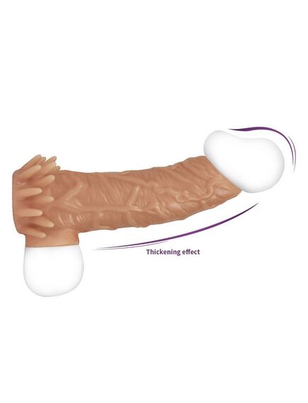 Насадка с усиками и открытой головкой Kokos Nude Sleeve 5, L , изображение 2