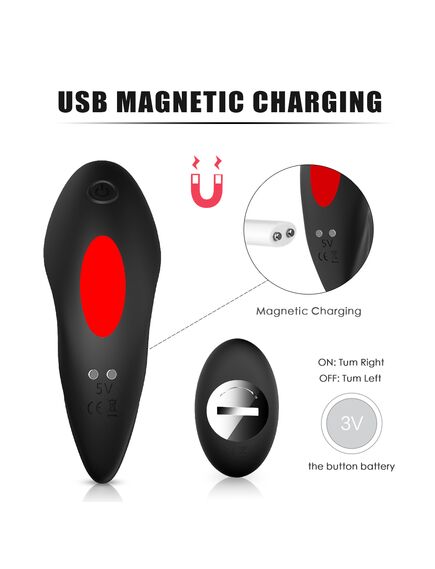 Массажер простаты с пультом Д/У "Optimus-RCT" , изображение 5