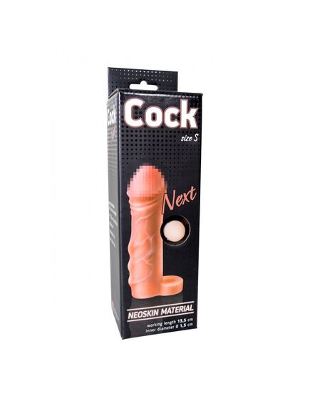 Насадка с кольцом Cock Next +4 см , изображение 2