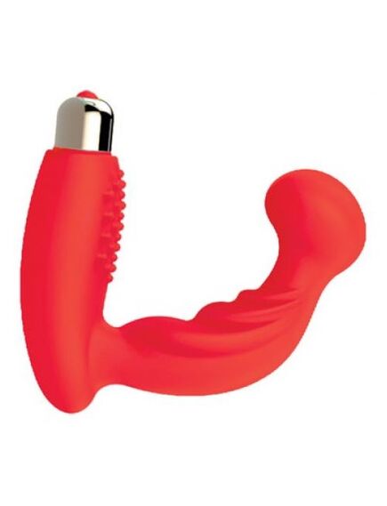 Вибромассажер, красный , изображение 2