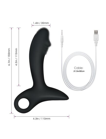 Стимулятор простаты с вибрацией "Claber" , изображение 2