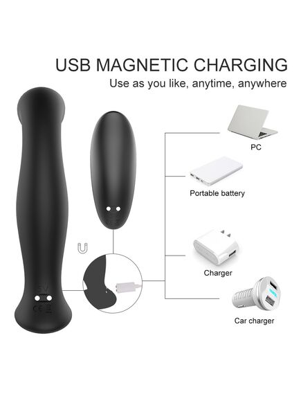 Массажер простаты с пультом "Jelly" , изображение 2