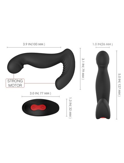 Массажер простаты с ротацией и пультом Jiggle-RCT , изображение 4