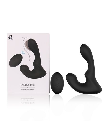 Массажер простаты с эффектом движения пальца и пультом "Landys" , изображение 2