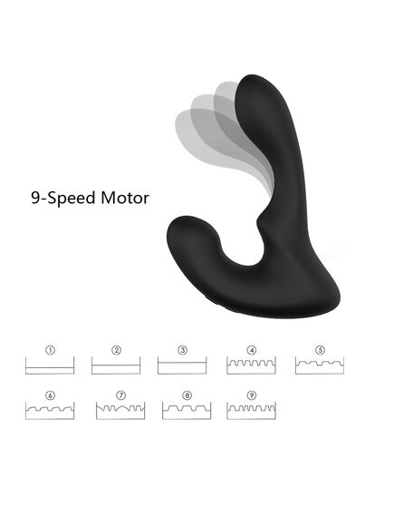 Массажер простаты с эффектом движения пальца и пультом "Landys" , изображение 6