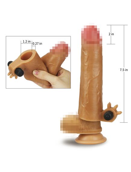 Насадка реалистичная "Nature Extender" +4 см , изображение 5