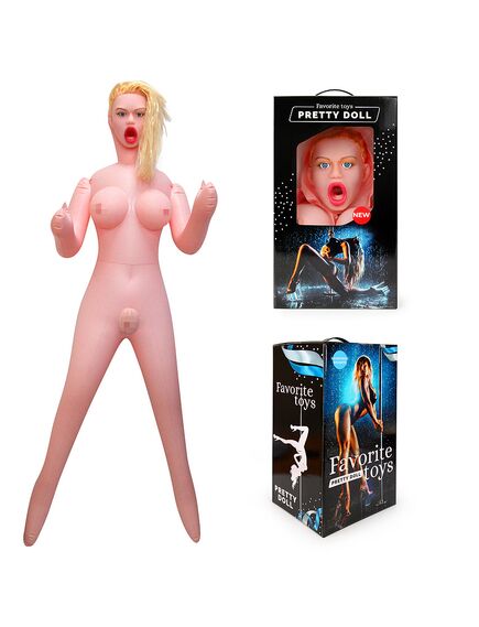 Надувная Секс-Кукла с вибрацией ВАЛЕРИЯ рост 155 см 