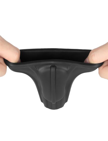 Вибрирующее кольцо насадка Ridge Knights (черное) , изображение 6