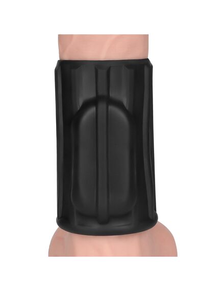 Вибрирующее кольцо насадка Ridge Knights (черное) , изображение 7