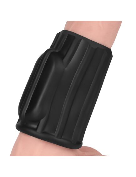 Вибрирующее кольцо насадка Ridge Knights (черное) , изображение 9