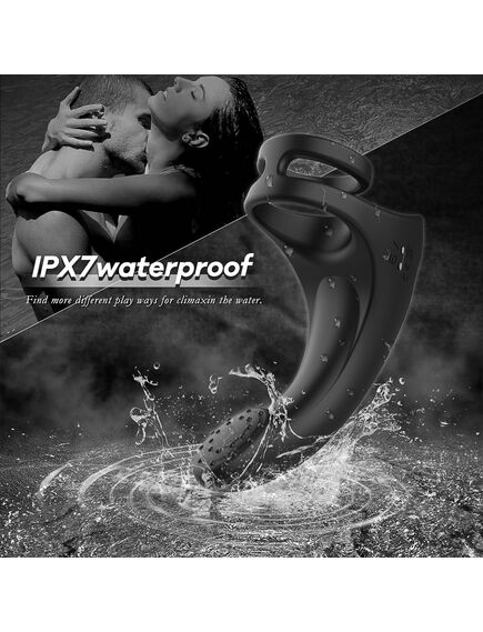 Насадка на член для двойного проникновения с пультом G-finger-RCT , изображение 4