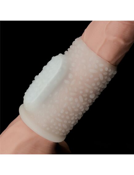 Вибрирующее кольцо насадка Drip (белое) , изображение 4