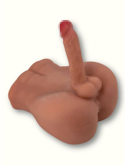 Мини-мастурбатор торс с фаллосом 