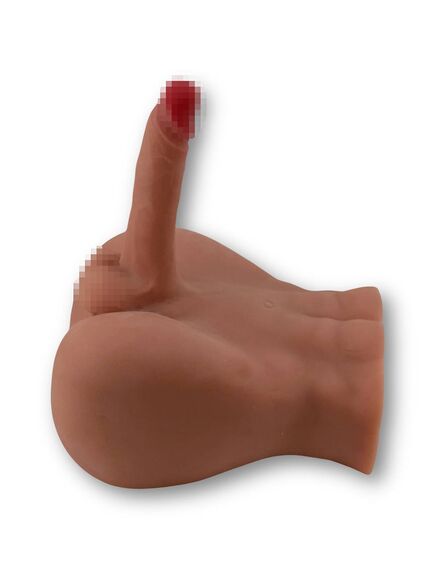 Мини-мастурбатор торс с фаллосом , изображение 3