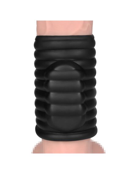 Вибрирующее кольцо насадка Wave knights (черное) , изображение 11
