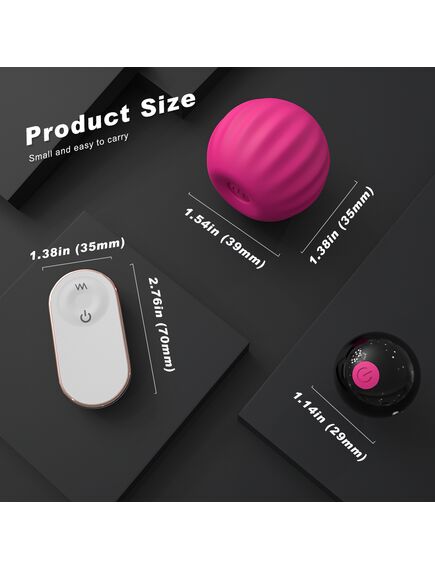 Шарик с вибрацией на пульте (подкладка в презерватив для увеличения члена) , изображение 5