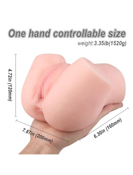 Мастурбатор вагина-анус мини-полуторс Gloria , изображение 11