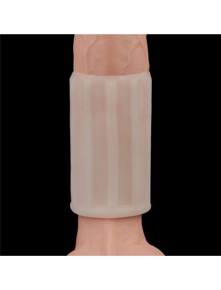 Вибрирующее кольцо насадка Ridge Knights (белое) , изображение 3