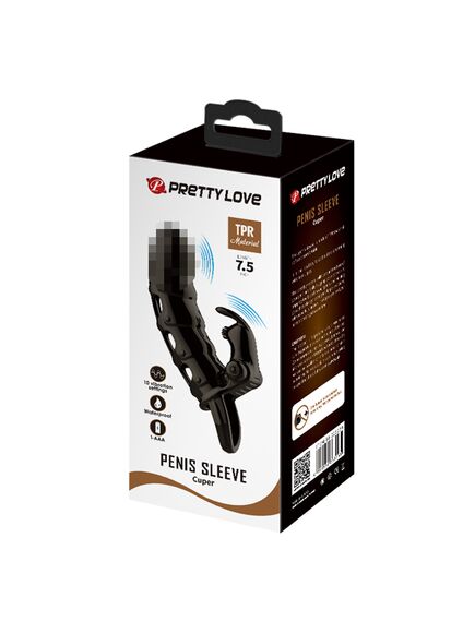 Насадка с вибрацией Penis Sleeve Cuper , изображение 8