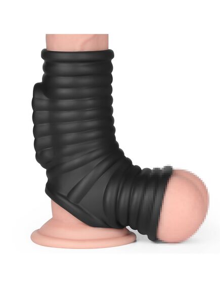 Вибрирующее спиральное кольцо Knights (черное) , изображение 11