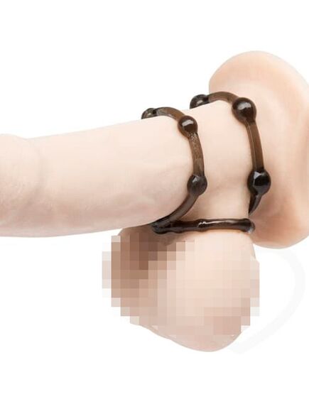 Кольцо эрекционное 3 шт цвет чёрный , изображение 4