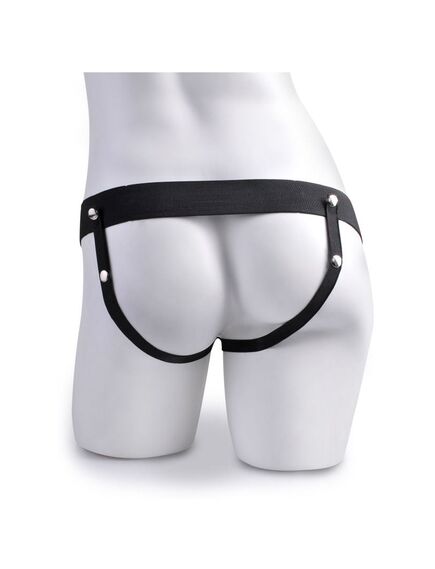 Полый страпон эякулир. Fetish Fantasy 7.5" Hollow Squirting Strap-On with Balls Flesh , изображение 4