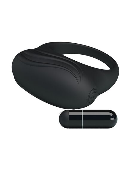 Вибрирующее кольцо для члена Bertram, цвет черный , изображение 4