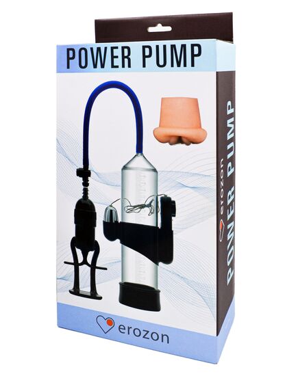 Вакуумная помпа Erozon Penis Pump с вибрацией , изображение 2