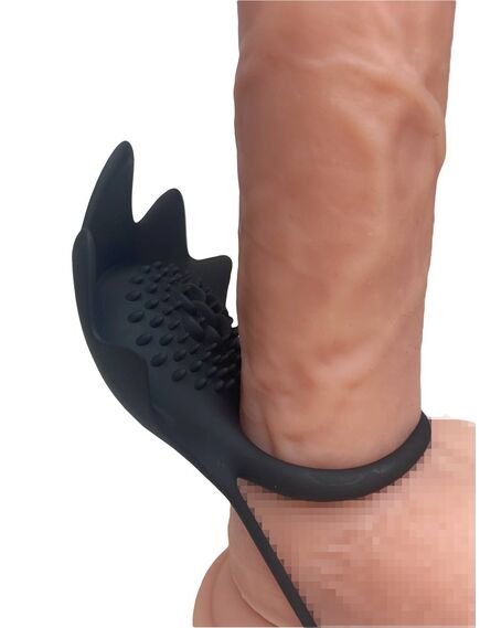 Эрекционное кольцо с вибрацией и пультом Д/У , изображение 4