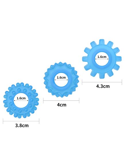 Набор эрекционных колец светящихся в темноте , изображение 3