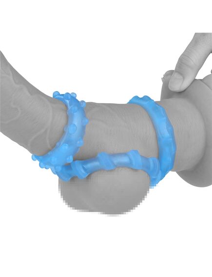 Набор эрекционных колец светящихся в темноте , изображение 5