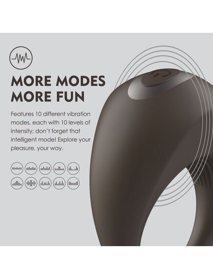 Эрекционное кольцо с вибрацией "Alan" , изображение 3