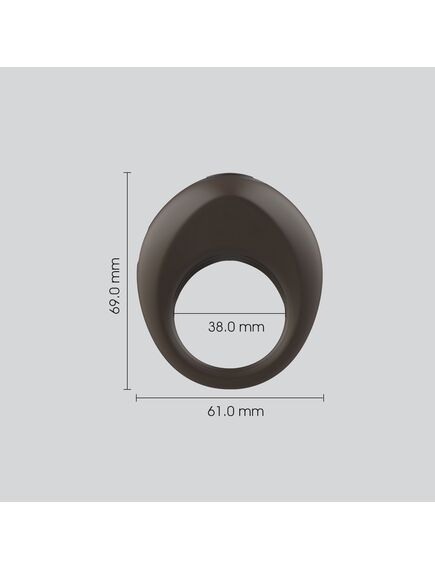 Эрекционное кольцо с вибрацией "Alan" , изображение 4