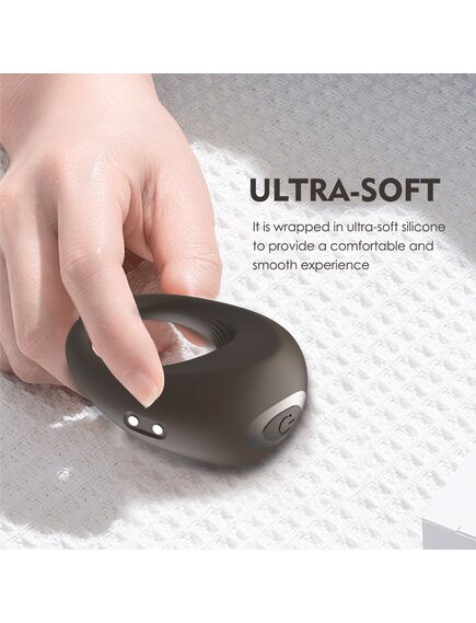 Эрекционное кольцо с вибрацией "Alan" , изображение 5