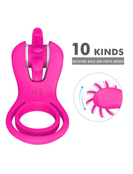 Эрекционное кольцо с вибрацией "Wind" , изображение 4