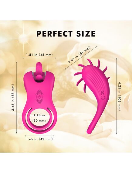 Эрекционное кольцо с вибрацией "Wind" , изображение 5