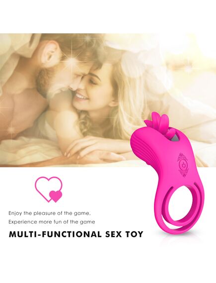 Эрекционное кольцо с вибрацией "Wind" , изображение 7